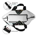 thumbnail image 4 of Balery Wasp and Florals Bolsa Tote Estilo Estético con Cremalleras, Bolsa de Hombro, Bolsa de Compras Grande y Plegable, 4 of 8