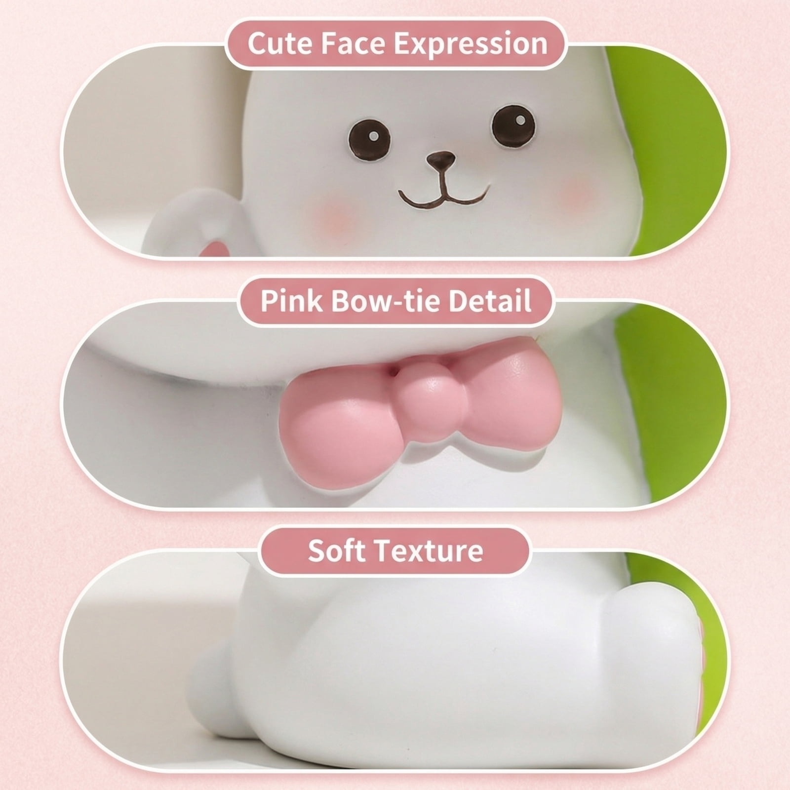 Pen Holder Desk Organizer, Cute Desk Decor, Pink Desk Organizer, Jewelry Storage Organizer, Vanity Decorations, Pink and Green Decor, Under Desk Organizer, 11X7 In, 1 Pc, Desk