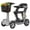Gray, variant on Reywmer SPD-2 Foldable 4 Wheel Mobility Scooter for Adults & Seniors, Heavy Duty, 500W,35 Miles Max Range, Storage Basket, Red