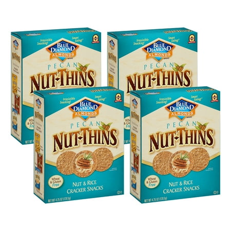 Pecan Nut Cake - (4 Pack) Nut Thins Cracker Crisps, Pecan 4.25 oz Box
