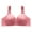 Pink, variant on RYRJJ Full Coverage Bras for Women No Underwire Soft Push Up Bralettes with Support Adjustable Straps Everyday Bras