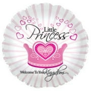 18 LITTLE PRINCESS KINGDOM Balloon Party Supplies Decorations Foil Mylar Balloon