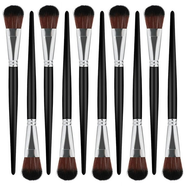10 Pinceles para Pintura Acrílica, Pinceles para Mezclar para Pintura Acrílica, Pinceles para Mezclar Ovalados, Pinceles para Pintura Al Óleo para Gouache