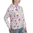 thumbnail image 6 of Cauagu Lilies Flowers for Women's Hooded Sweatshirts Pullover Hoodie for Women Fall Workout Sweat Long Sleeve Preppy Sweatshirts-X-Large, 6 of 7