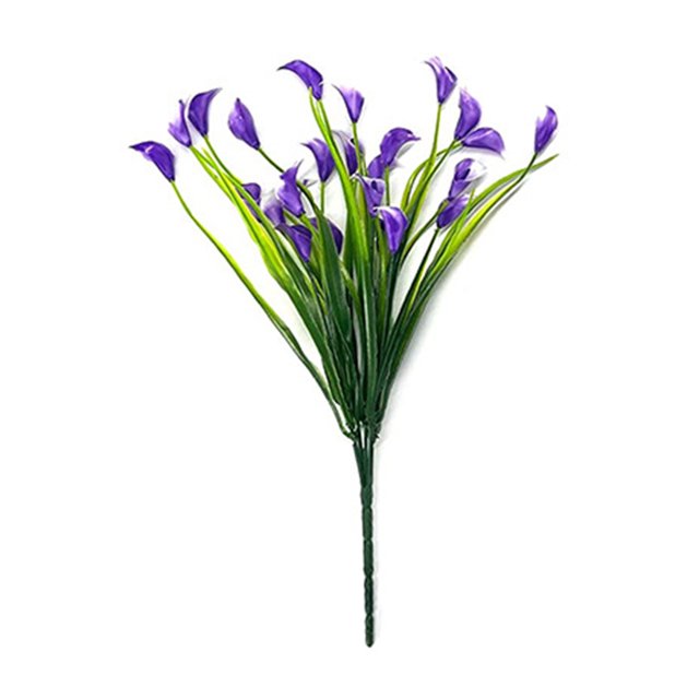 Trayknick Decorative Fake Flower Reusable UV Resistant Table Centerpiece Artificial Flower Home Decor