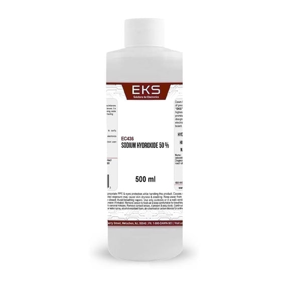 Dawn Scientific Sodium Hydroxide 50% (NaOH) Solution, 500ml, New