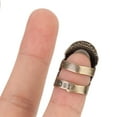thumbnail image 3 of FAGINEY Brass Portable Vintage Thimble Sewing Quilting DIY Craft Finger Protector, 3 of 8