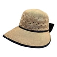 thumbnail image 2 of Sombrero de sol Yuyangstore Gorra de paja transpirable a la moda Sombrero de playa ala ancha caqui, 2 of 8