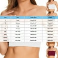 thumbnail image 2 of Abomasnow Women's Seamless Bandeau Bra Tube Top Strapless Wireless Stretch Bralette S-5XL, 2 of 5
