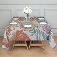 thumbnail image 3 of Colorful Mandala Pioneer Flower Pattern Square Tablecloth,Waterproof Square Table Cover,Wipeable Spillproof Washable Table Cover for Home Kitchen Party Decor 60"x60"(152x152cm), 3 of 6