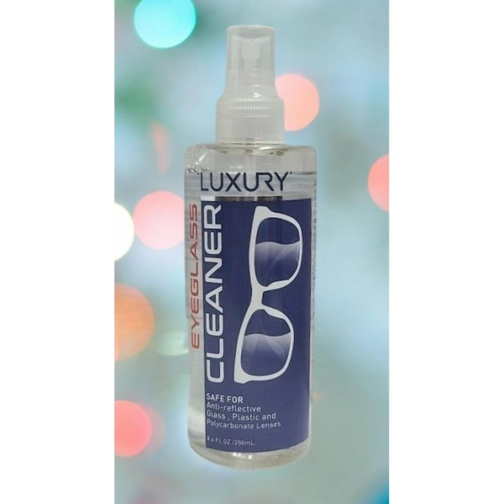 Luxury Eyeglass Cleaner/Spray 8.4 fl oz Safe for AntiReflective Glass