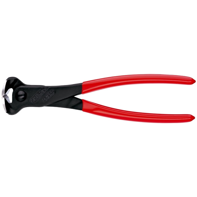 KNIPEX 68 01 160 SB Pinzas de corte frontal recubierto de plástico acabado pavonado 160 mm