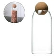 thumbnail image 4 of Bocal de Rangement en Verre avec Bouchon en Liège Transparent, Organisateur Scellé pour Bouteilles, Bocal à Bonbons, Bocal à Grains de Café 1600ml, 4 of 8