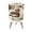 Color 1, variant on Small Trash Can with Lid Neon Mushrooms Psychedelic Dark 1.8 Gallon Dog Proof Trash Can Round Garbage Can Waste Bin Wastebasket for Bathroom Bedroom Living Room