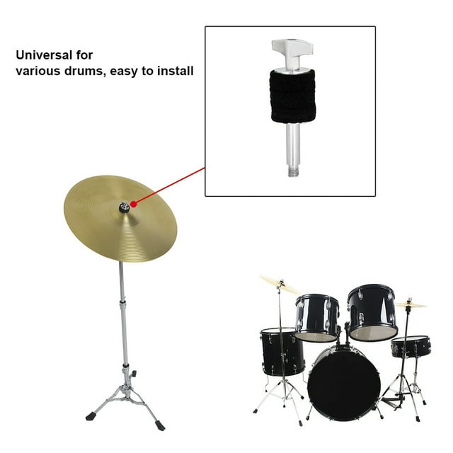 Cymbal Pearl Cymbalersn Felt Silver 4Inch Metal Cymbaler Percussion Instruments Parts Accessory