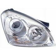 Right Passenger Side Headlight Assembly - Compatible with 2007 - 2009 Kia Optima (Models without Appearance Package Only) (From 4/16/2007 Vehicle Production) 2008