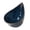 Blue, variant on Ruanlalo Cilantro Peeler Ceramic Herb Peeler Bowl with 5 Peeling Holes Smooth Glazed Dishwasher Safe Leaf Stripper Kitchen Tool