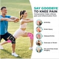 thumbnail image 3 of Rodilleras Modvel (2 unidades) para mujer y hombre: rodilleras de compresión para entrenamiento, alivio del dolor de rodilla, soporte articular para ligamento cruzado anterior (LCA), artritis y desgar, 3 of 5