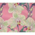 thumbnail image 4 of oneOone Cotton Flex Fabric Leaves & Orchids Floral Decor Fabric Printed BTY 40 Inches Wide, 4 of 4