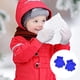 thumbnail image 3 of Guantes de cinco dedos monocromáticos cálidos de invierno para niños., 3 of 5
