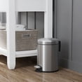 thumbnail image 5 of Innovaze 1.3 Gallon/5L Trash Can, Stainless Steel Bathroom Step-on Wastebasket with Lid, 5 of 9