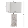 thumbnail image 4 of SAFAVIEH Homer 26 in. H Coastal Shell Table Lamp, Cream, Set of 2, 4 of 5