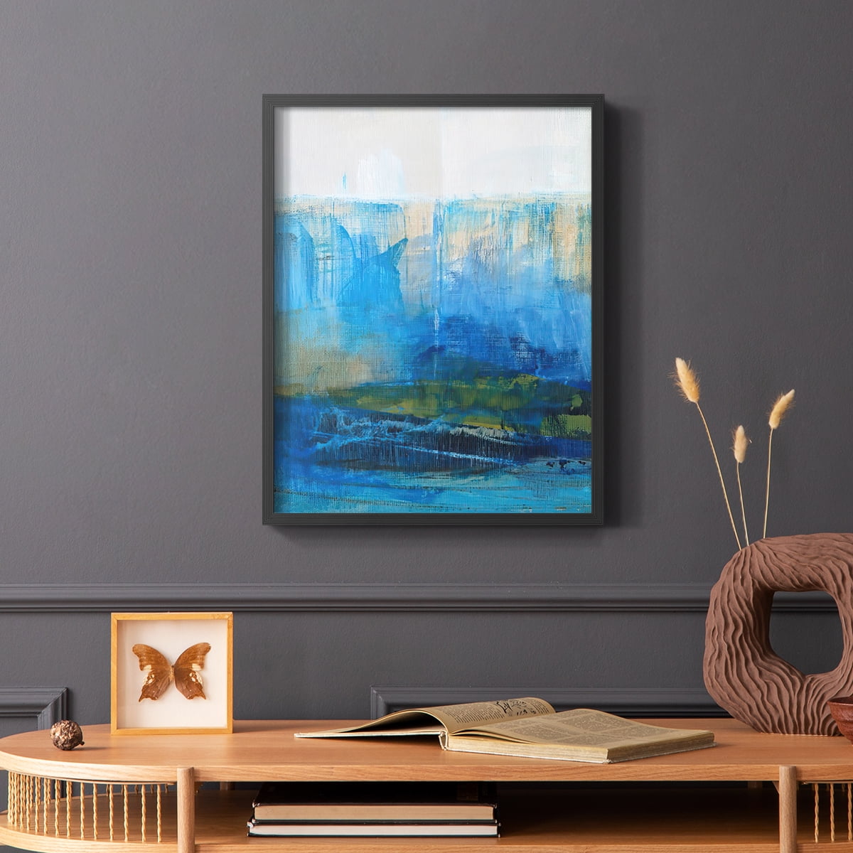 Bay Walk II in Paper Solid Wood 16 x 20 Framed Print