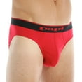 thumbnail image 2 of Men's Papi 980403 Essentials Cotton Stretch Low Rise Briefs - 3 Pack (Red/Black/Grey L), 2 of 4