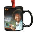 Bob Ross Heat Changing Mug Ceramic 11 Oz. Painting Color Comes To