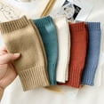 thumbnail image 4 of Guantes de punto de medio corte para mujer en invierno, bonitos guantes de medio dedo con dedos abiertos, cálidos guantes de lana para estudiantes, 4 of 6