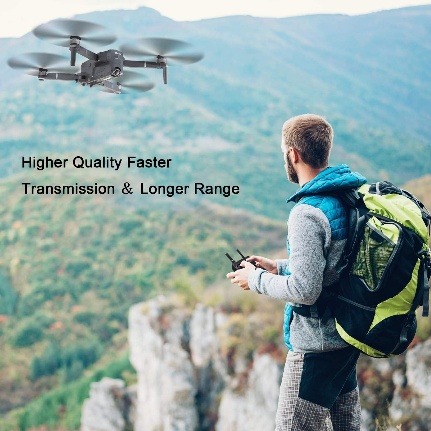 contixo f24 brushless foldable quadcopter drone