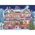 thumbnail image 1 of Pintura de diamante 5D DIY Taladro redondo completo Kit de casa de Navidad Arte Decoración del hogar Hugtrwg Para estrenar, 1 of 9
