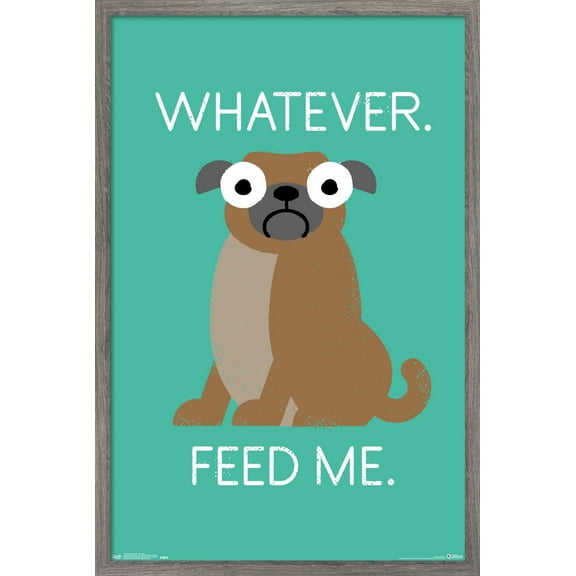 DaVid Olenick - Feed Me Wall Poster, 22.375" x 34", Framed
