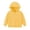 Yellow, variant on MexChoioe Boys and Girls Zip Up Hoodie Long Sleeve Hooded Sweatshirt Solid Color Outerwear with Pockets Versatile for Back to School and Daily Activities