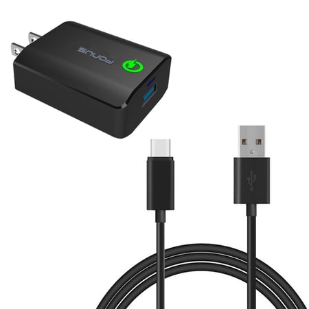 Home Charger Compatible With Google Pixel 4a/5a/6a/7a/8a/9a/10a - 18W Fast 6ft USB Cable Type-C Quick Charge Travel
