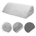 thumbnail image 6 of WEUVEB Portable Memory Foam Foot Cushion with Washable Cover Dark Grey Footrest for Office, 6 of 9
