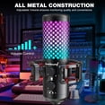thumbnail image 3 of Micrófono USB ZealSound BKD-12 para iPhone iPad PC con RGB, 3 of 8