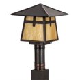 thumbnail image 5 of Meyda 45514 12.5 in. Stillwater Cross Mission Post Mount - Craftsman Brown, 5 of 6