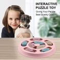 thumbnail image 5 of Juguetes educativos para perros, dispositivo de terapia interactiva, comedero lento para perros, mejora del coeficiente intelectual canino, juego de entrenamiento para perros (rosa), 5 of 5