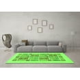 thumbnail image 3 of Ahgly Company Indoor Round Abstract Green Modern Area Rugs, 8' Round, 3 of 4