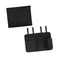 thumbnail image 4 of Organizador de respaldo para asiento de avión, accesorios reutilizables para viajes en avión, bolsillo colgante para botella de agua y revistas., 4 of 9