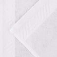 thumbnail image 4 of Superior Basketweave Egyptian Cotton Solid 3 Piece Towel Set, White, 4 of 9