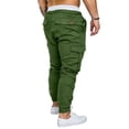 thumbnail image 5 of Guluxicc Cotton Gym Pants for Men Elastic Waist Drawstring Athletic Trousers with Pockets Summer Casual Running Pants, 5 of 8