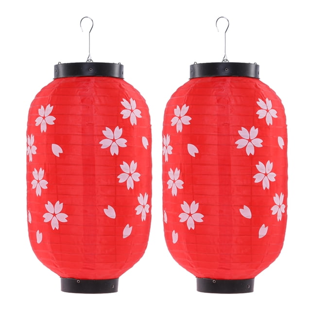 2 uds farolillos de tela impermeables para decoración de tienda de Hotel (rojo) Sywqhk Arte deco