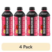 (4 pack) BODYARMOR Strawberry Banana Electrolyte Sports Drink Bottle, 28 fl oz