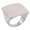 Sand surface steel c, variant on Modern Square Casting Stainless Steel Ring For Men And Women Allergy resistant Jewelry With Comfort Fit