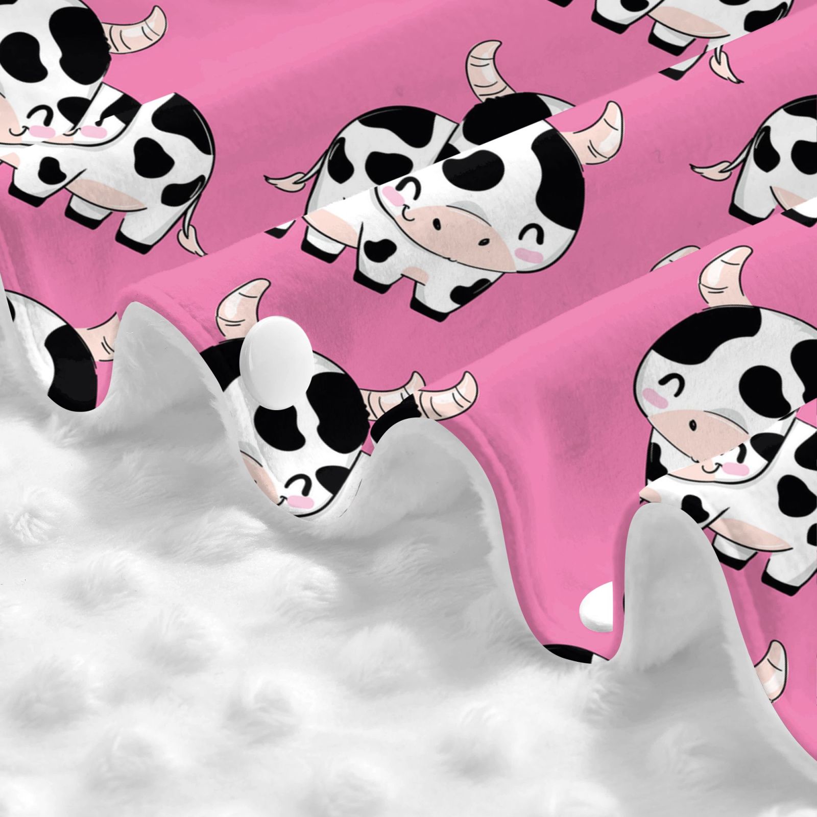 Car Seat Cover Baby - Cute Cow Pink Breathable Infant Car Seat Cover for Baby Carseat, Lightweight Comfort Baby Essentials Must Haves Newborn Stuff for Girl Boy