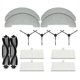 thumbnail image 1 of For Vactidy Nimble T7 T8 Accessories Main Side Brush Hepa Filter Mop Cloth Replacement Spare Parts, 1 of 5