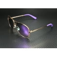 thumbnail image 5 of Michael Kors Women's Mirrored Chelsea MK5004-10034V-59 Rose Gold Aviator Sunglasses, 5 of 8