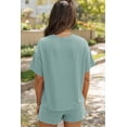 thumbnail image 3 of Ribbed Knit Shorts and Tee Set - Perfect for Everyday Wear in Summer - [ZhiHiMeRi] | (US 8-10)M, 3 of 11